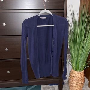 Navy blue cardigan